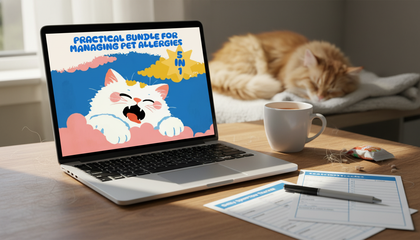 5-in-1 Pet Allergy Management Bundle: Checklists & Trackers