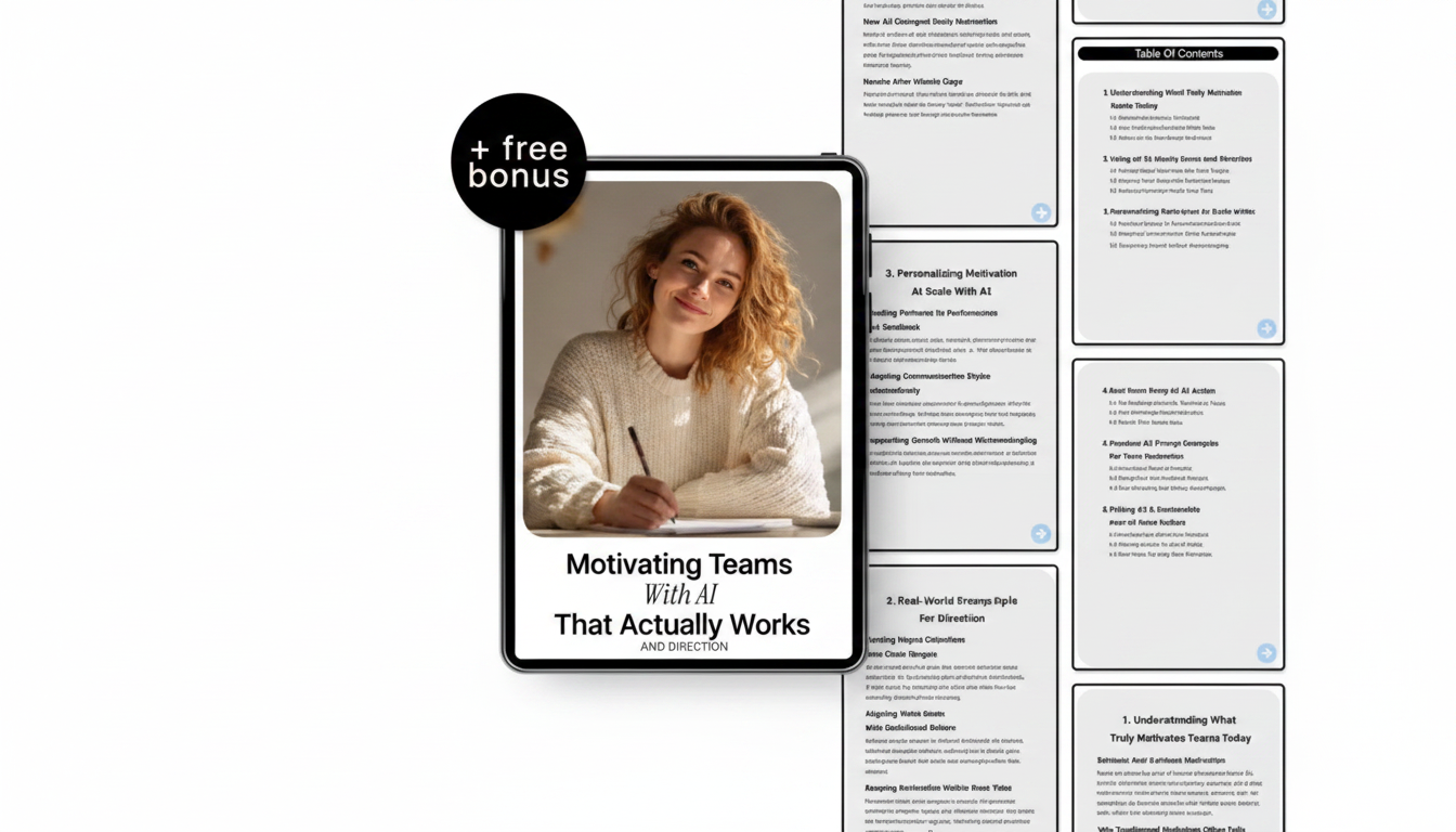 AI Team Motivation Playbook: Engage, Align, Recognize