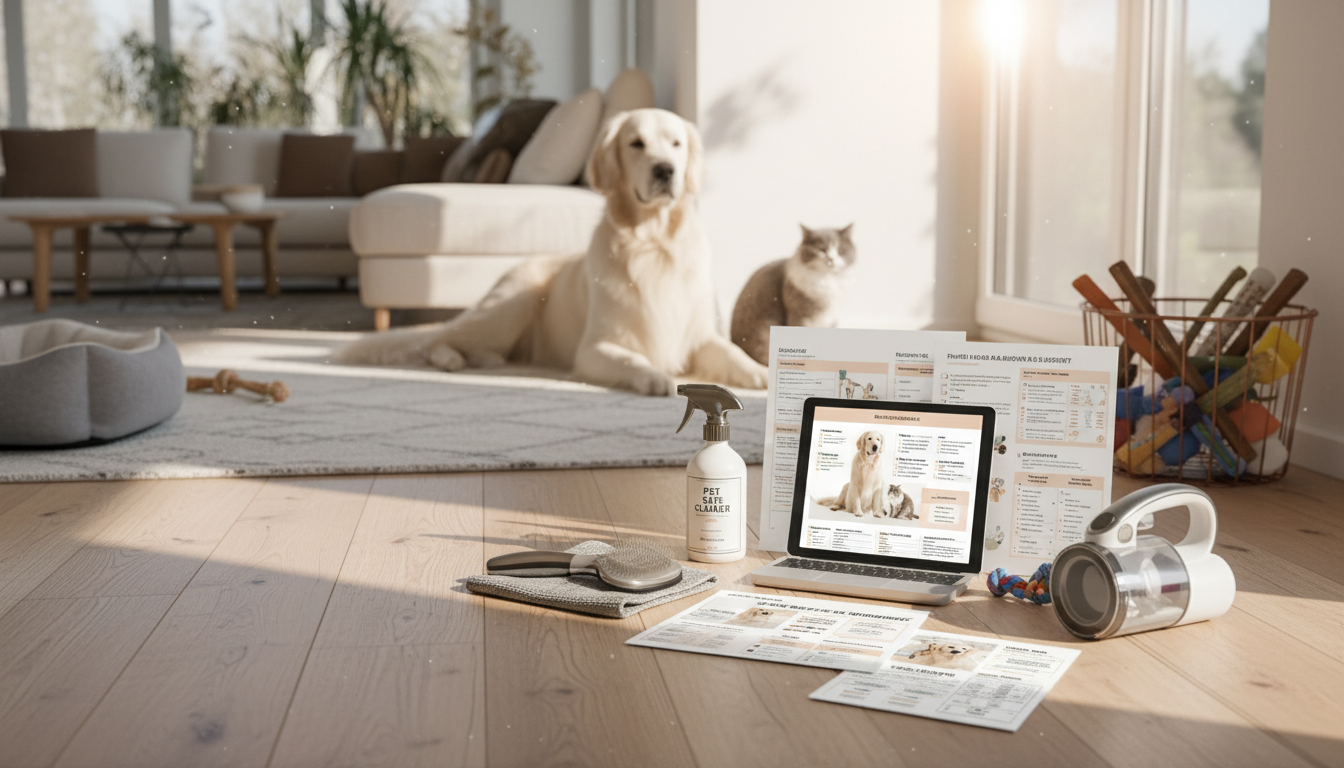 Cleaner Home With Pets: Quick Routines & Supply Kits