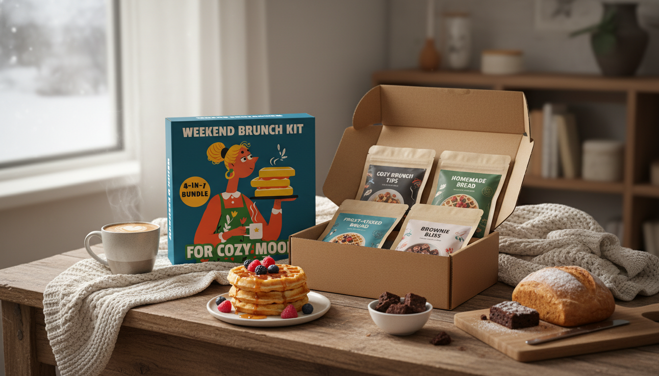 Cozy Weekend Brunch Kit: 4-in-1 Bundle for Winter