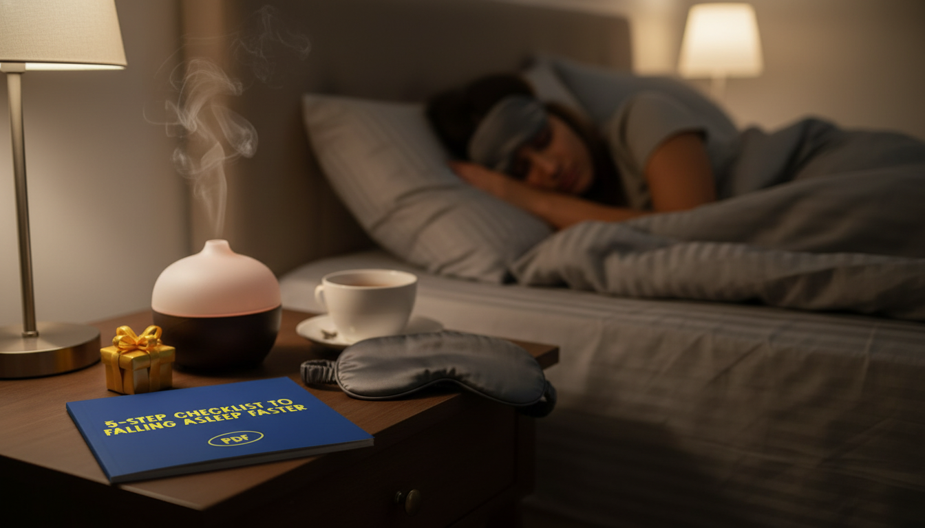 Fall Asleep Faster: A 5-Step Night Routine Checklist