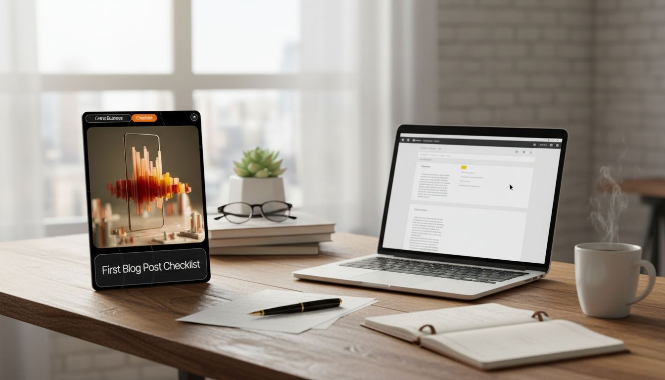 Your First Blog Post Checklist: Write, Edit & Publish