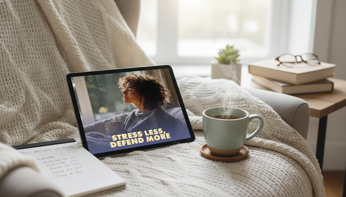 Stress & Immunity: Daily Checklist for Busy Weeks