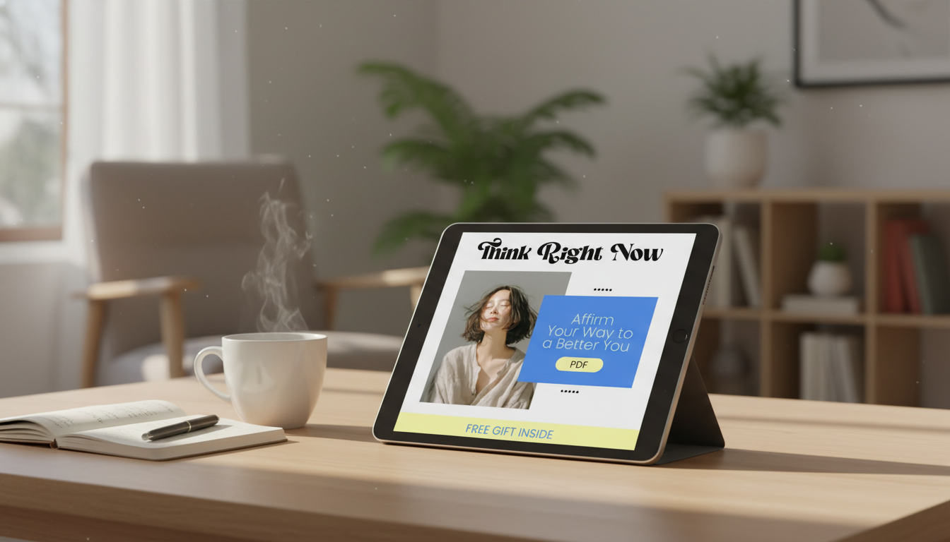 Think Right Now eBook: Simple Affirmations + Mindfulness