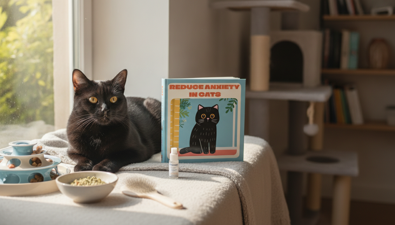 Reduce Cat Anxiety: Calm Routines, Home Setup & Training